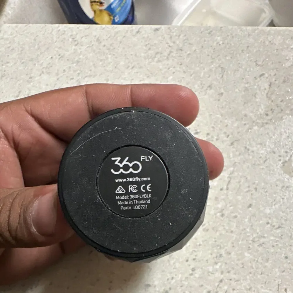360Fly Action Camera 360Fly Series 360° Video Recording Black
